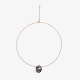 HAPPY FROG NECKLACE WITH COLORED NUGGET